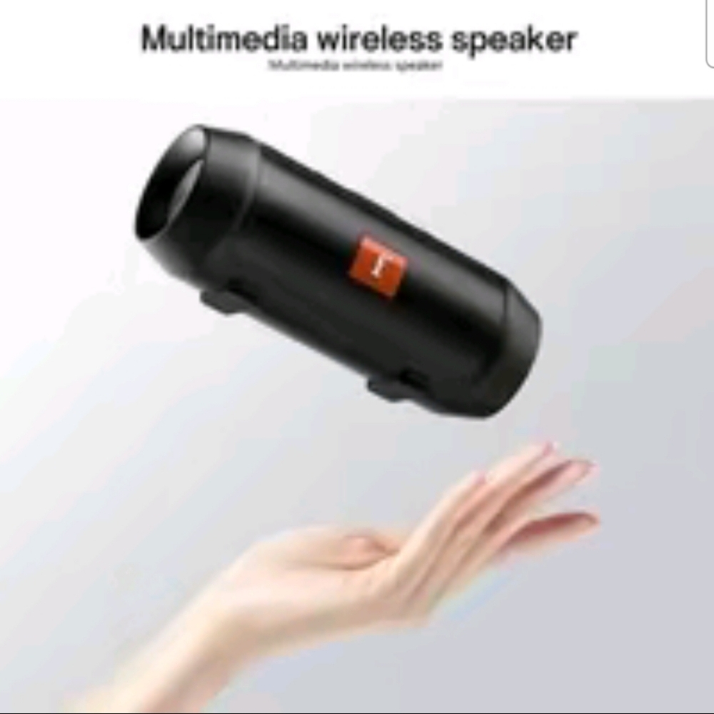 Portable Black  Bluetooth Wireless Speakers